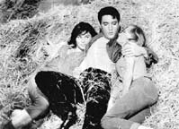 Yvonne Craig, Elvis Presley, and Beverly Powers