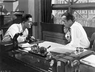 John Derek and Humphrey Bogart