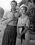 Peter Breck and Peggy McCay