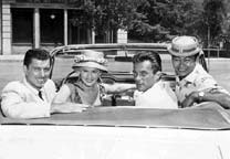 Anthony Eisley, Connie Stevens, Robert Conrad, and Poncie Ponce
