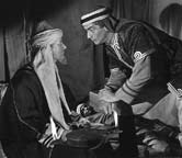 Victor Mature and Ludwig Donath in The Veils of Bagdad