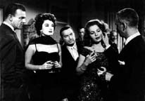 Allison Hayes, Dennis O'Keefe, Xavier Cugat, and Abbe Lane