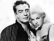 Diana Dors and Victor Mature