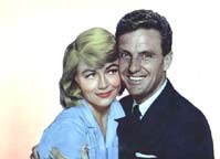 Dorothy Malone and Robert Stack
