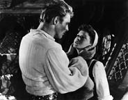 Burt Lancaster and Eva Bartok