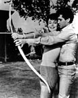 Francine York and Elvis Presley