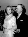Honor Blackman and Maurice Evans