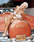 Jayne Mansfield and a Lincoln Premier