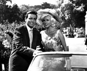 Mike Connors and Jayne Mansfield