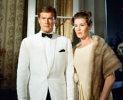 Roger Moore and Lois Maxwell