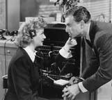 Lucille Ball and Eddie Albert in The Fuller Brush Girl