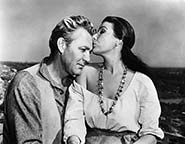 Forrest Tucker and Mara Corday