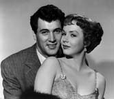 Piper Laurie and Rock Hudson