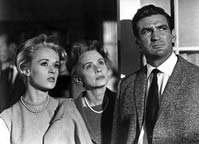 Tippi Hedren, Jessica Tandy, and Rod Taylor