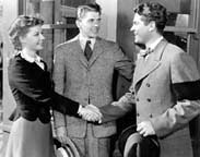 Ann Sheridan, Ronald Reagan, and Robert Cummings