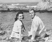 Alan Ladd and Dianne Foster