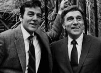 Mike Connors and Dane Clark