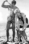 Keith Andes and Marilyn Monroe