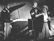 Keith Andes, Jeff Chandler, and Dorothy Malone