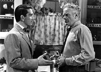 Richard Conte and Charles Bickford