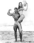 Arnold Schwarzenegger and Betty Weider