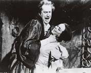 Vincent Price and Barbara Steele
