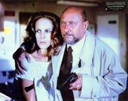 Jamie Lee Curtis and Donald Pleasence
