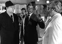 Raymond Burr, Donald Pleasence, and Oliver Reed