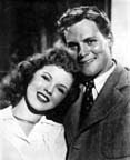 John Agar and Shirley Temple in 1945