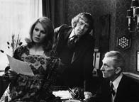 Joanna Lumley, Michael Coles, and Peter Cushing