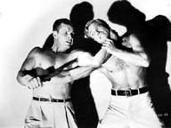 Buster Crabbe and Richard Denning