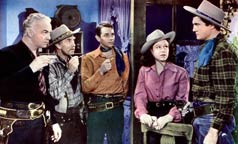William Boyd, Andy Clyde, Jay Kirby, Teddi Sherman, and George Reeves