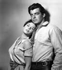 Colleen Miller and Rory Calhoun